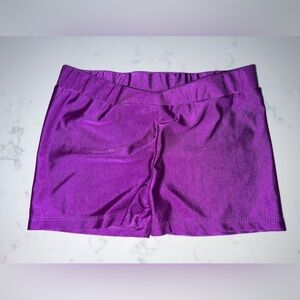 Kids Dance Wear Shorts in Purple